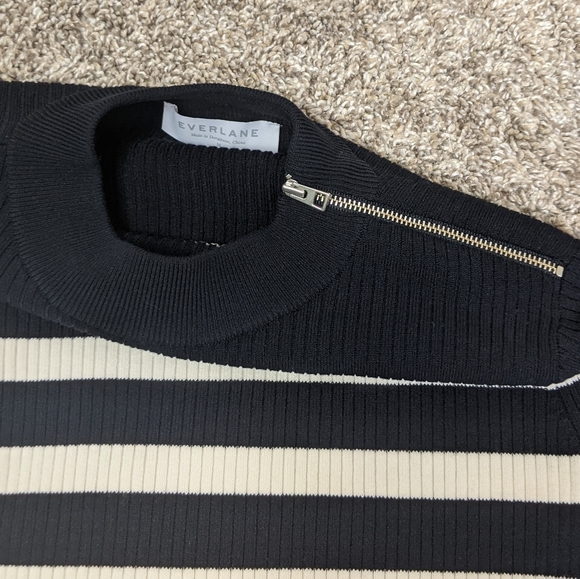 Everlane The Breton Ribbed Cotton Sweater Dress - Picture 7 of 10